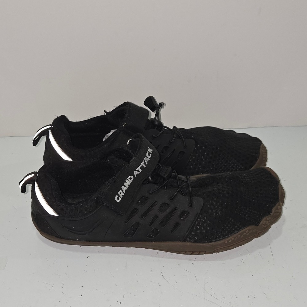 Grand Attack ZT608-1 Mens 11 Black Barefoot Minimalist Trail Running Shoes Gym